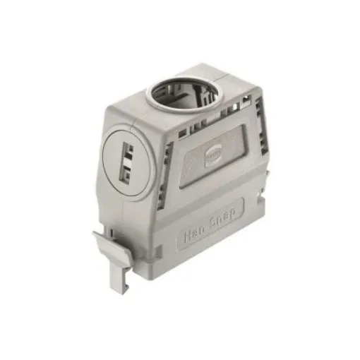 HARTING Han-Snap Heavy Duty Power Connector Housing, Straight - 09330160401 product image