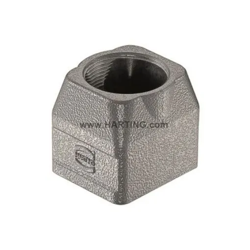 HARTING Han-Modular Twin Heavy Duty Power Connector Hood, M25 x 1.5 Thread, Straight - 19140020401 product image