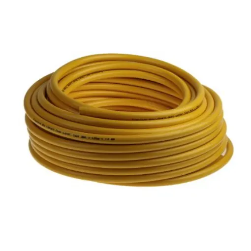RS PRO Compressed Air Pipe Yellow PUR, PVC 10mm x 30m - 1745740 product image