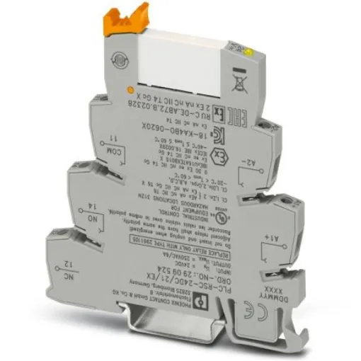 Phoenix Contact PLC-RSC-24DC/21/EX Series Interface Relay, DIN Rail Mount, 24V dc Coil, SPDT, 1-Pole - 2909524 product image