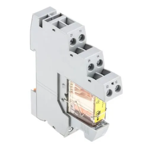 Phoenix Contact RIF-1-RSC-LDP-24DC/2X21/FG Series Interface Relay, DIN Rail Mount, 24V dc Coil, DPDT, 2-Pole - 2909848 product image