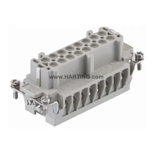 HARTING Heavy Duty Power Connector Insert, 16A, Female, Han E Series, 16 Contacts - 09330162791 product image
