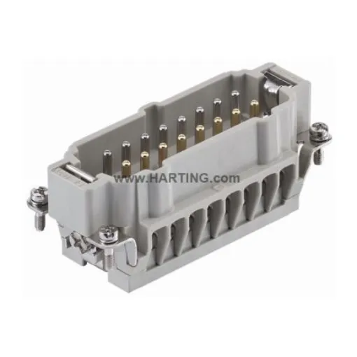 HARTING Heavy Duty Power Connector Insert, 16A, Male, Han E Series, 16 Contacts - 09330162691 product image