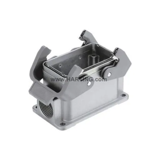 HARTING Han EMC/B Heavy Duty Power Connector Housing, M25 x 2 Thread, Side Entry - 19628101271 product image
