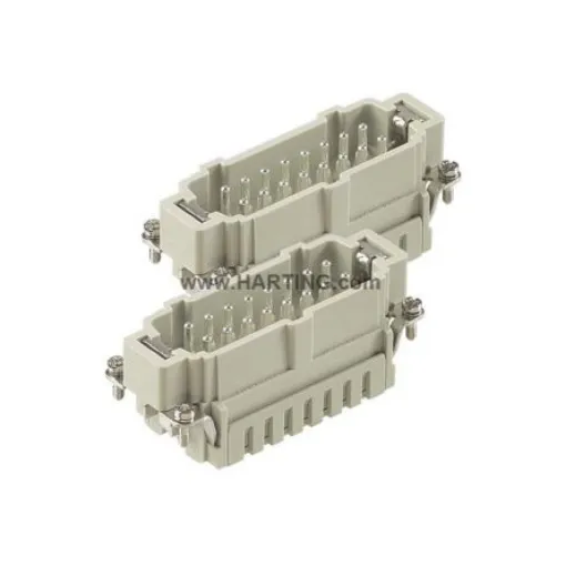 HARTING Heavy Duty Power Connector Insert, 16A, Male, Han ES Series, 16 Contacts - 09330162626 product image