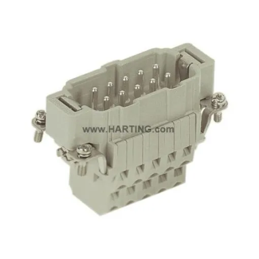 HARTING Heavy Duty Power Connector Insert, 16A, Male, Han ESS Series, 10 Contacts - 09330102672 product image