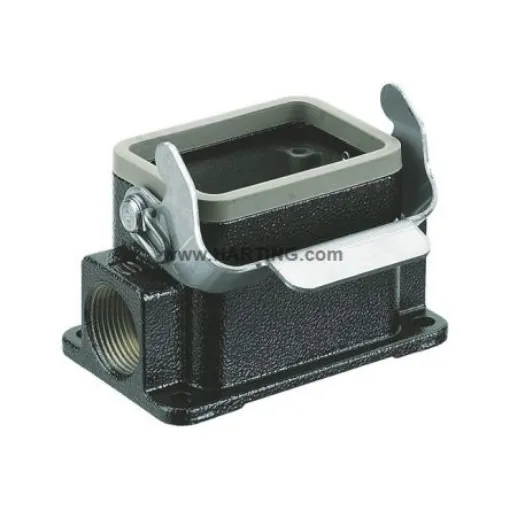 HARTING Han M Heavy Duty Power Connector Housing, M20 x 2 Thread, Side Entry - 19370061290 product image