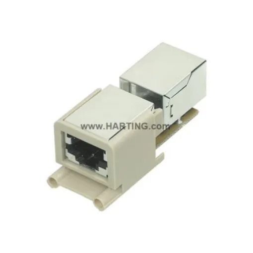HARTING Heavy Duty Power Connector Insert, 10A, Female, Han-Brid Series, 2 Contacts - 09120032774 product image