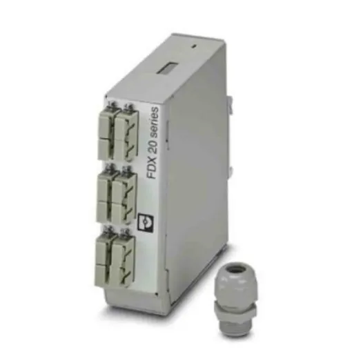 Phoenix Contact 6 Port SC Multimode Duplex Fibre Optic Patch Panel With 2 Ports Populated - 1019700 product image