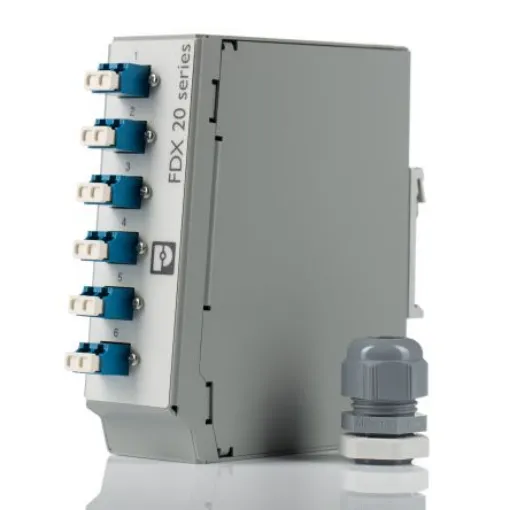 Phoenix Contact 6 Port LC Single Mode Duplex Fibre Optic Patch Panel With 2 Ports Populated - 1019711 product image