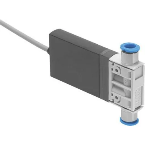 Festo 2/2, Closed, Monostable Solenoid Pilot Valve - Electrical One-Touch Fitting 6 mm MHJ Series 24V dc, 567503 - MHJ10-S-2,5-QS-6-HF product image