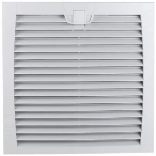 RS PRO Filter Fan, 230 V ac, AC Operation, 611.6m³/h Filtered, 1019.4m³/h Unimpeded, IP54, IP55, 322.7 x 322.7mm - 1759833 product image