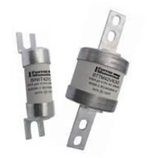 Mersen 355A Bolted Tag Fuse, B4, 240 V dc, 415V ac, 111mm - E226324 / BTMF42V355 product image