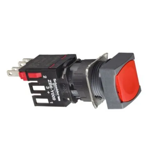 Schneider Electric Harmony XB6 Series Push Button, Slow Brake, Panel Mount, 16mm Cutout, SPDT, 250V, IP65 - XB6CA45B product image