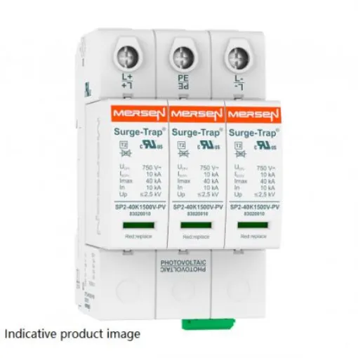 Mersen Surge Protector, 40kA, Plug In Mount - 83020006 / SP2-40K1000V-PV product image