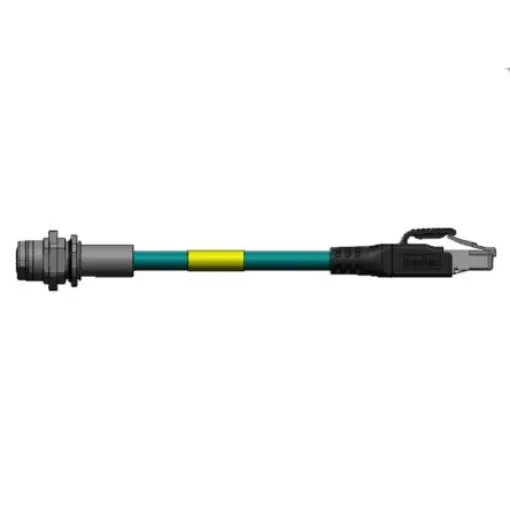 Molex120108, 1m Cat5e M12 to RJ45, Tinned Copper Shielded, Terminated - 1201088499 product image