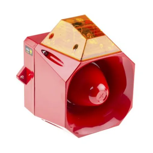 Eaton Series Amber Sounder Beacon, 230 V ac, IP66, Wall Mount, 110dB at 1 Metre - 7052212FUL-0122 product image