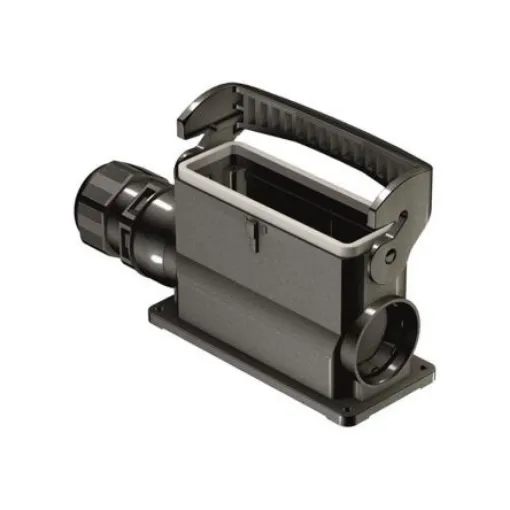 HARTING Han-Eco B Series Heavy Duty Power Connector Housing, M40 Thread, Side Entry - 19432240253 product image