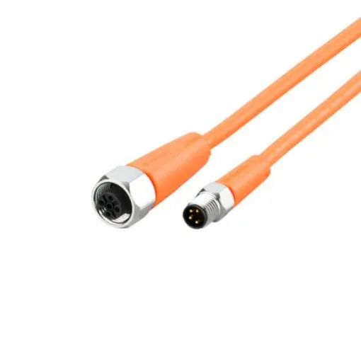 ifm electronic Straight Male 1 way M8 to Straight Female 1 way M12 Sensor Actuator Cable, 300mm - EVT305 product image