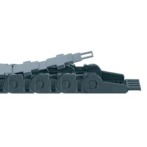Igus 15, e-chain Black Cable Chain - Flexible Slot, W15 mm x D17mm, L1m, 38 mm Min. Bend Radius, Polymer - 15.015.038.0 product image