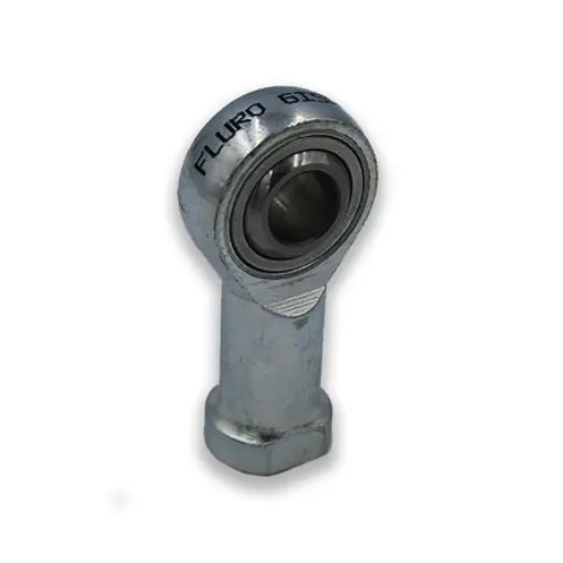 Fluro M10 x 1.25 Female Galvanized Steel Rod End, 10mm Bore, 57mm Long, Metric Thread Standard, Female Connection Gender - GISW10x1.25 product image