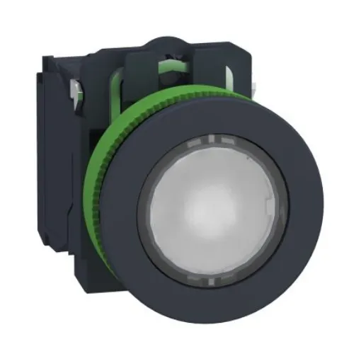 Schneider Electric XB5 Series Illuminated Push Button, Panel Mount, 30mm Cutout, SPDT - XB5FW31B5 product image
