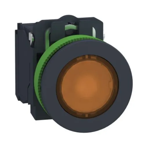 Schneider Electric XB5 Series Illuminated Push Button, Panel Mount, 30mm Cutout, SPDT - XB5FW35B5 product image