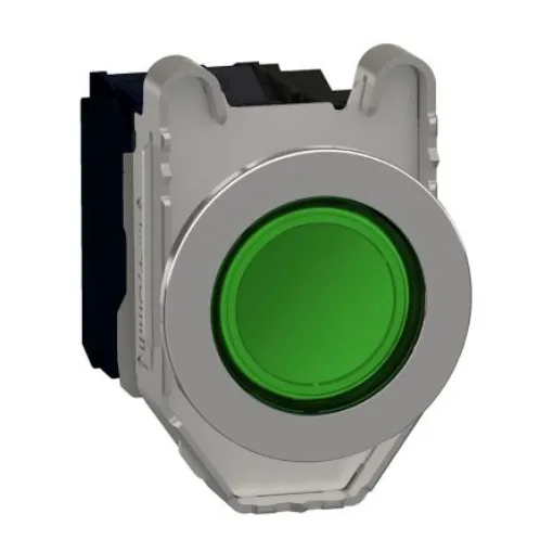 Schneider Electric XB4 Series Illuminated Push Button, Panel Mount, 30mm Cutout, SPDT - XB4FW33B5 product image