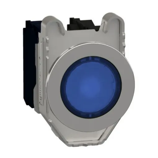 Schneider Electric XB4 Series Illuminated Push Button, Panel Mount, 30mm Cutout, SPDT - XB4FW36B5 product image