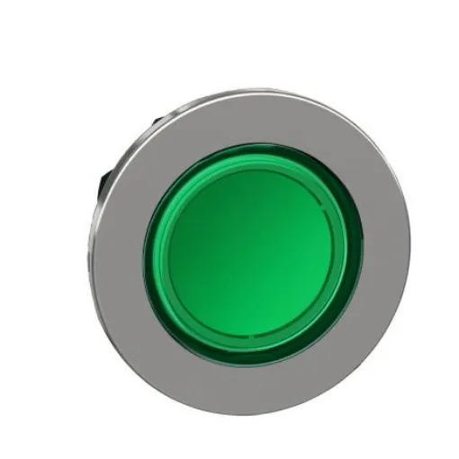Schneider Electric ZB4 Series Green Momentary Push Button Head, 30mm Cutout, IP66, IP67, IP69K - ZB4FA38 product image