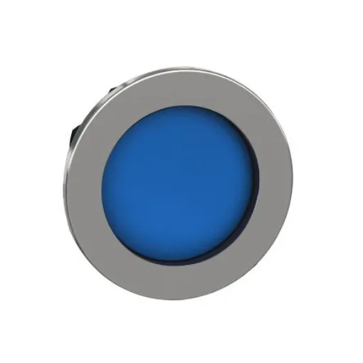 Schneider Electric ZB4 Series Blue Momentary Push Button Head, 30mm Cutout, IP66, IP67, IP69K - ZB4FA66 product image