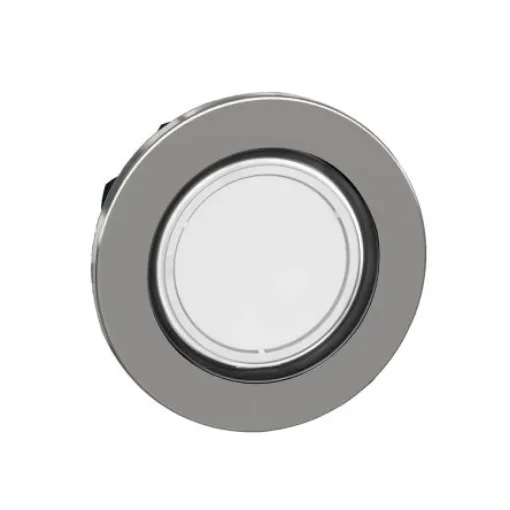 Schneider Electric ZB4 Series White Maintained Push Button Head, 30mm Cutout, IP66, IP67, IP69K - ZB4FH013 product image