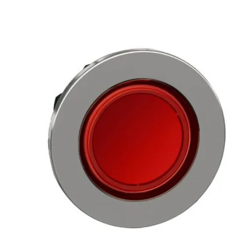 Schneider Electric ZB4 Series Red Maintained Push Button Head, 30mm Cutout, IP66, IP67, IP69K - ZB4FH043 product image