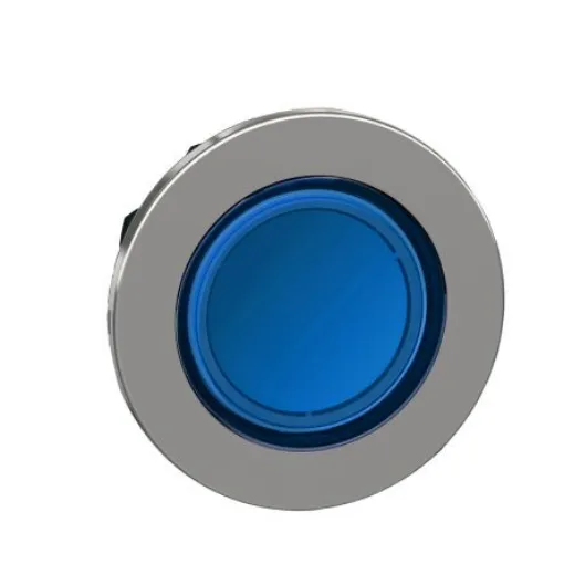 Schneider Electric ZB4 Series Blue Maintained Push Button Head, 30mm Cutout, IP66, IP67, IP69K - ZB4FH063 product image