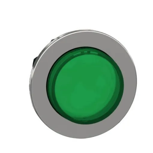 Schneider Electric ZB4 Series Green Maintained Push Button Head, 30mm Cutout, IP66, IP67, IP69K - ZB4FH33 product image