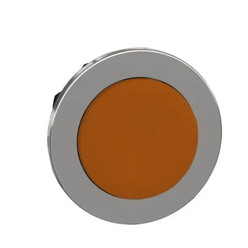 Schneider Electric ZB4 Series Yellow Maintained Push Button Head, 30mm Cutout, IP66, IP67, IP69K - ZB4FH5 product image