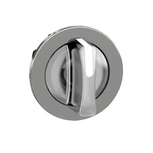 Schneider Electric ZB4 Series 3 Position Selector Switch Head, 30mm Cutout, White Handle - ZB4FK1813 product image