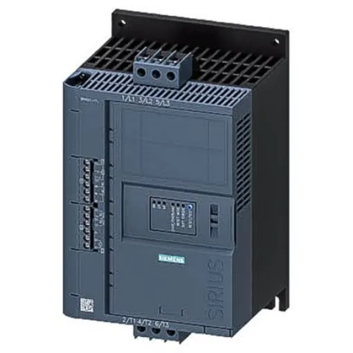Siemens SIRIUS 3RW Soft Starter, 18.5 kW, 480 V ac, 3 Phase, IP20 - 3RW5215-1TC04 product image