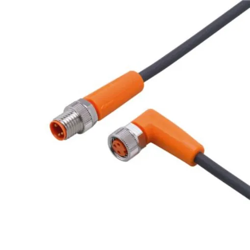 ifm electronic Straight Male 3 way M8 to Right Angle Female 3 way M8 Communication Cable, 5m - EVC319 product image