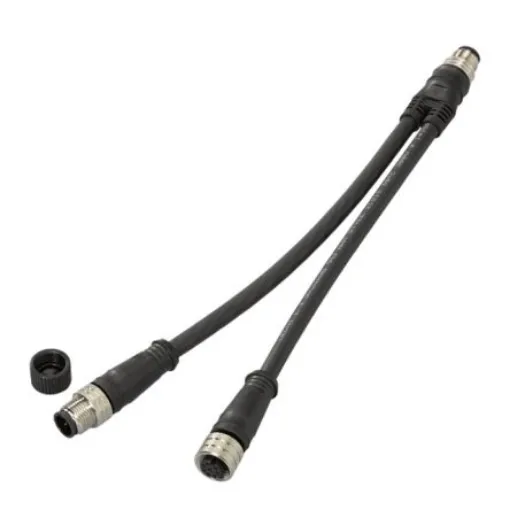 ifm electronic Straight Female 1 way M12 to Straight Male 2 way M12 x 2 Actuator/Sensor Cable, 150mm - E11228 product image