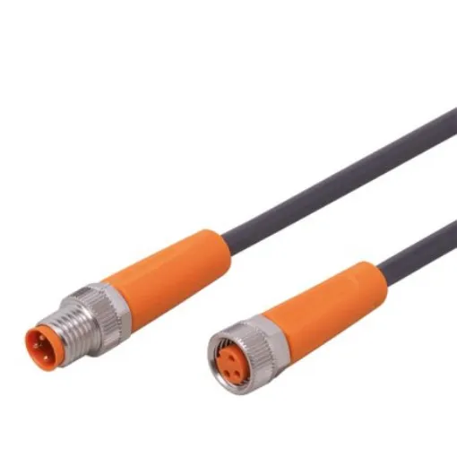 ifm electronic Straight Male 3 way M8 to Straight Female 3 way M8 Communication Cable, 6m - EVC821 product image