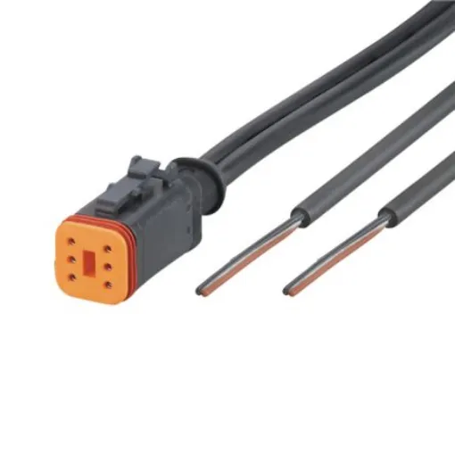 ifm electronic Straight Female 1 way Deutsch to Unterminated Actuator/Sensor Cable, 1m - E12552 product image
