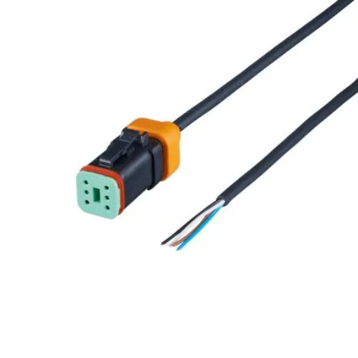 ifm electronic Straight Female 1 way Deutsch to Unterminated Actuator/Sensor Cable, 2m - E12797 product image
