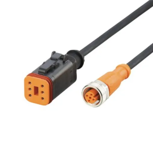 ifm electronic Straight Female 1 way M12 to Straight Female 1 way M12 Actuator/Sensor Cable, 2m - E12680 product image