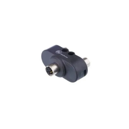 ifm electronic Side Entry, Top Entry 1 Pole M12 Plug to 2 Pole M12 Socket Adapter - E12788 product image