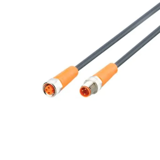 ifm electronic Straight Male 3 way M8 to Straight Female 5 way M8 Communication Cable, 10m - EVC467 product image