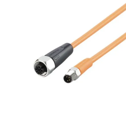 ifm electronic Straight Male 1 way M8 to Straight Female 1 way M12 Sensor Actuator Cable, 300mm - EVT467 product image