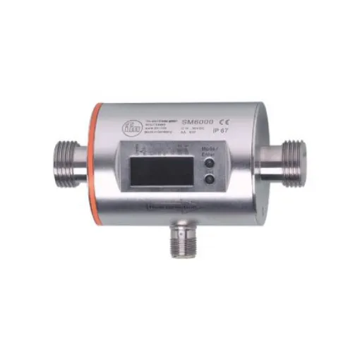 ifm electronic SM Series Magnetic Inductive Flow Meter Flow Sensor for Liquid, 0.1 l/min Min, 25 L/min Max - SM6100 product image