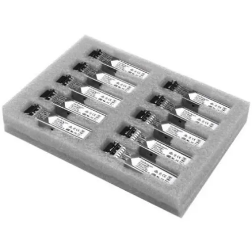 StarTech.com Cisco Compatible LC Multi Mode Transceiver Module, Half/Full Duplex, 1000Mbit/s - GLCSXMM10PST product image