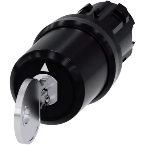 Siemens SIRIUS ACT 3SU10 3-position Key Switch Head, Latching, 22mm Cutout - 3SU1000-5BL01-0AA0 product image